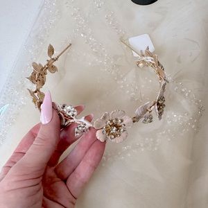 Eden Luxe Flower Headpiece Crown